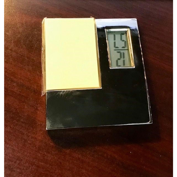 Digital Desk Clock with Notepad - Picture 3 of 3